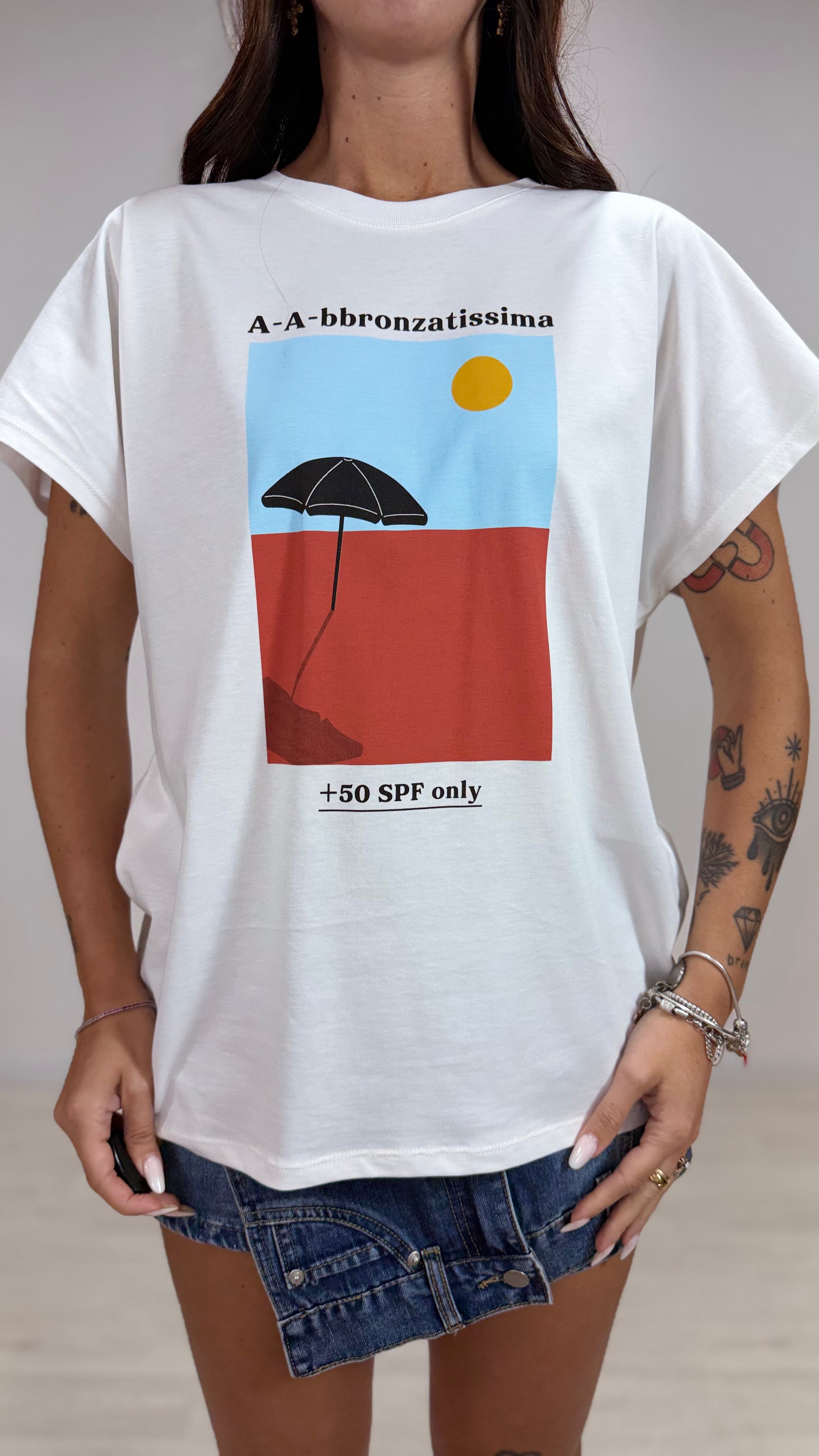 T-Shirt Abbronzatissima  LUMINA