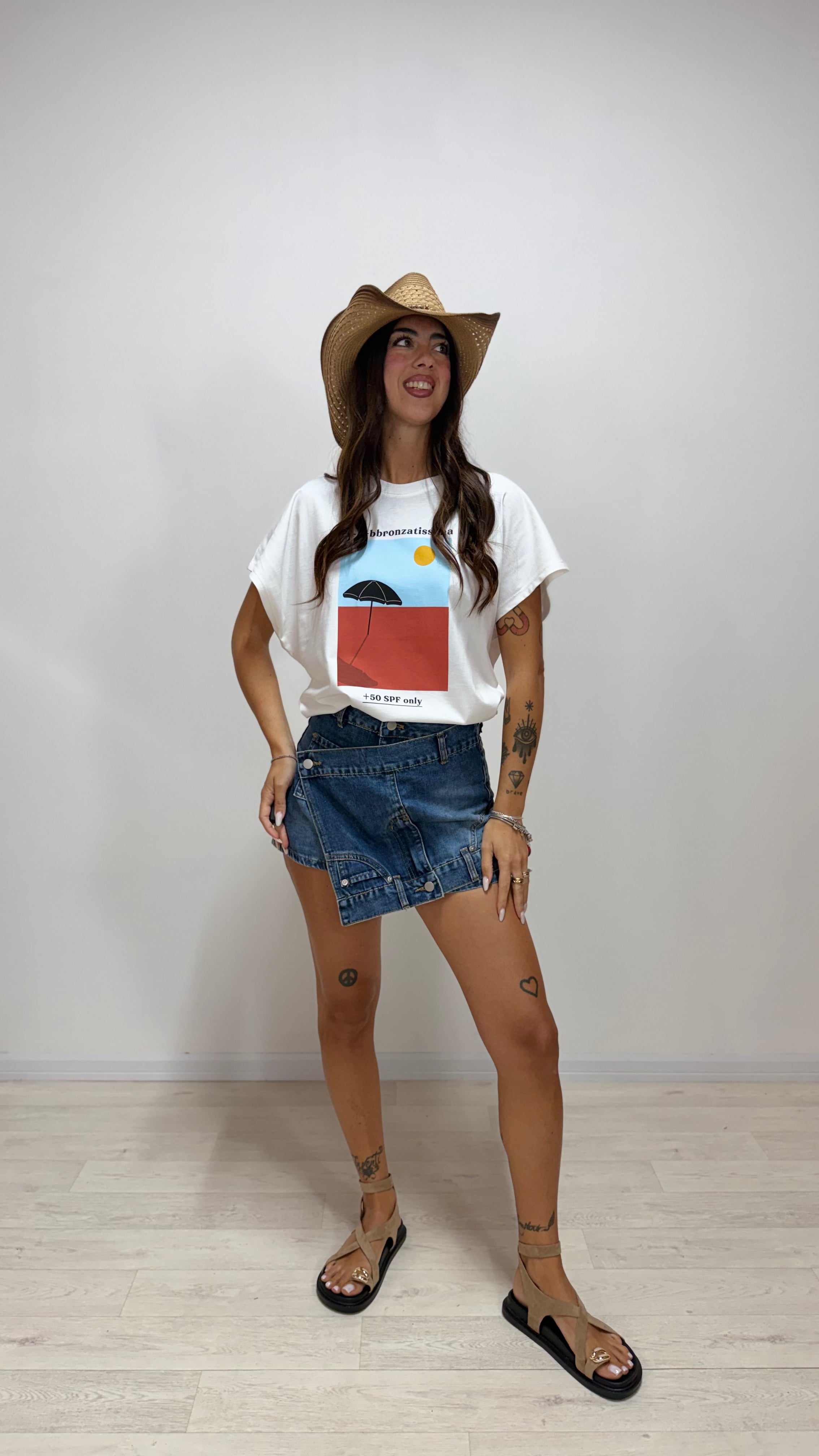 T-Shirt Abbronzatissima  LUMINA
