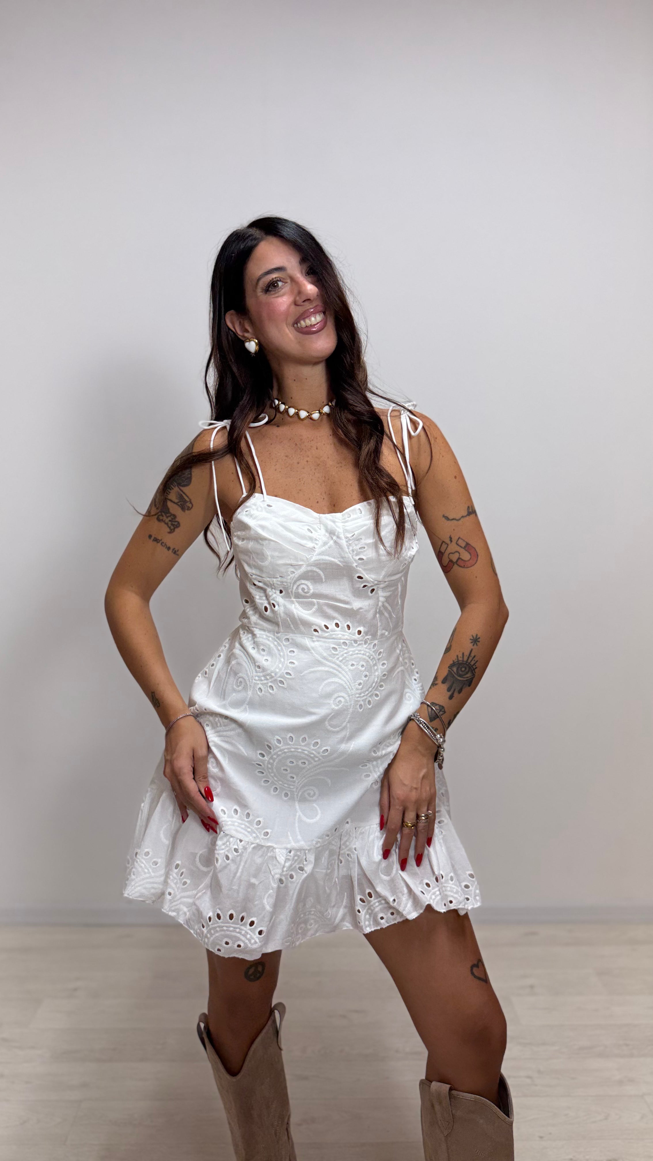 Abito Maori Bianco