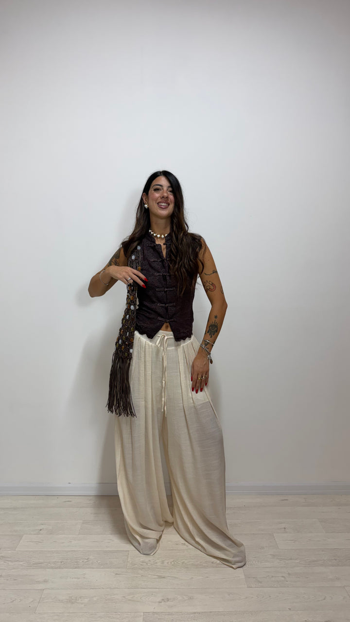 Pantalone Karim Beige