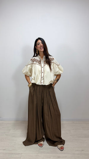 Pantalone Karim Marrone