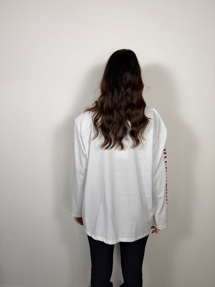 Maglia Heart Bianca JUST WEST