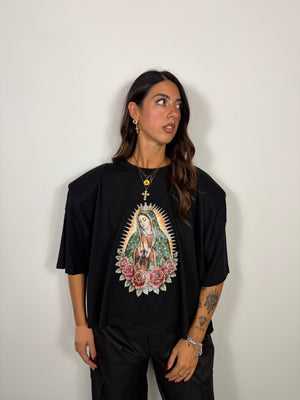 T-shirt Virgin Nera JUST WEST