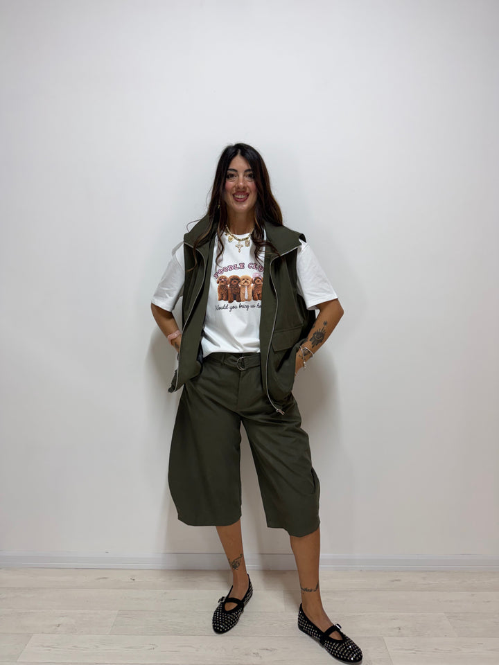 Gilet Trudy LUMINA Verde Militare