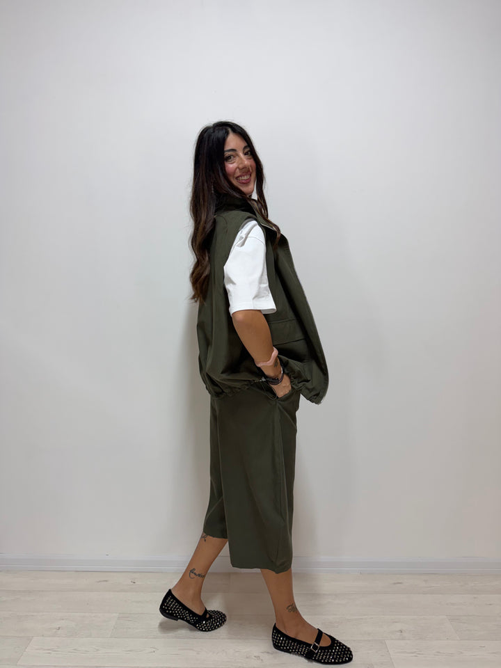 Gilet Trudy LUMINA Verde Militare