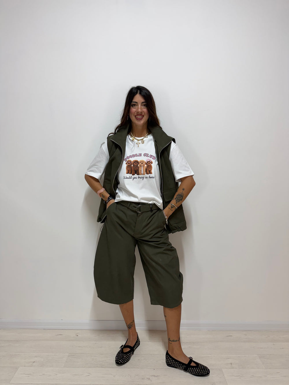 Gilet Trudy LUMINA Verde Militare