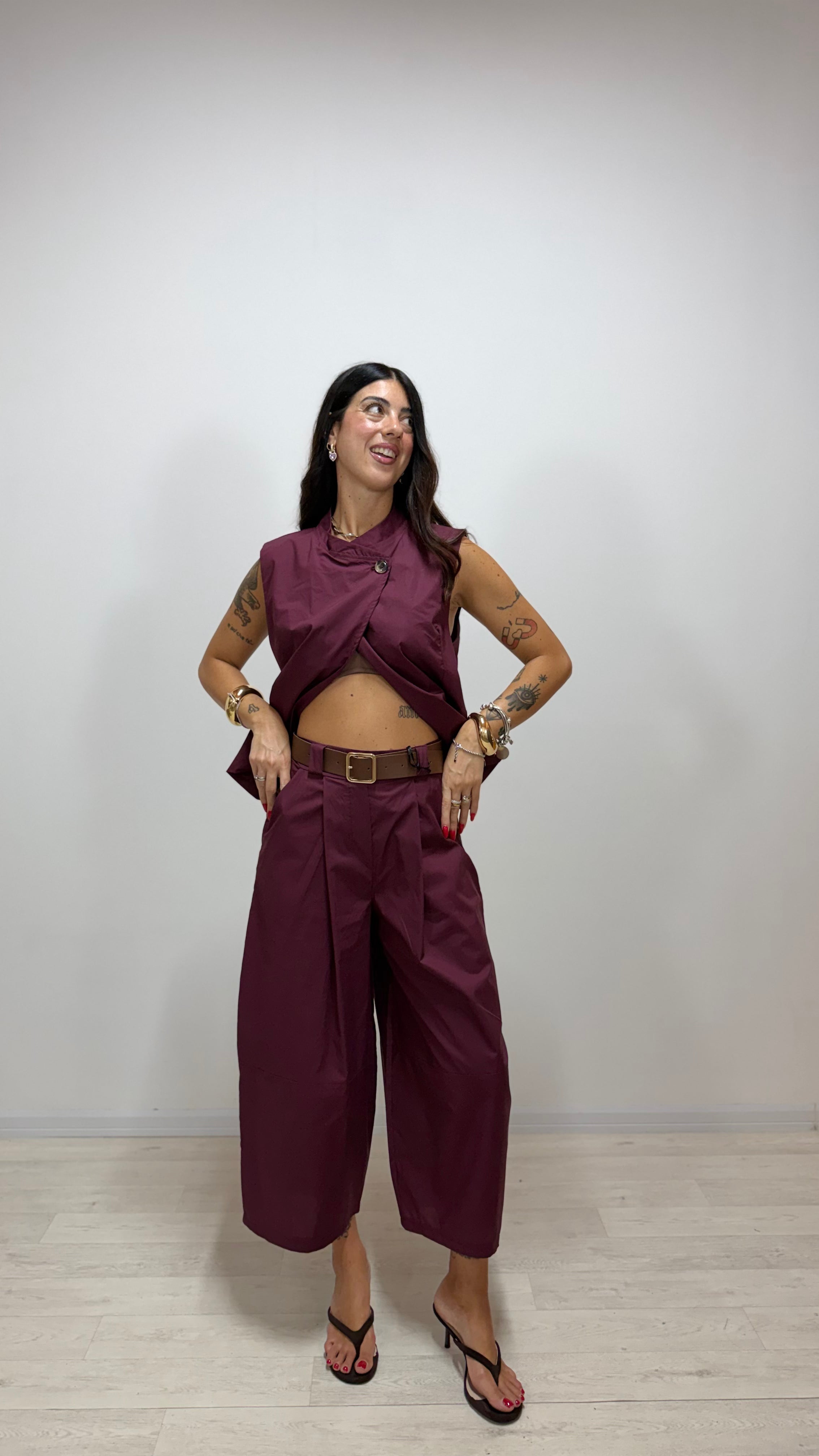 Pantalone Nemy Bordeaux