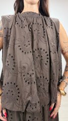 Top / Maglia Layla Marrone