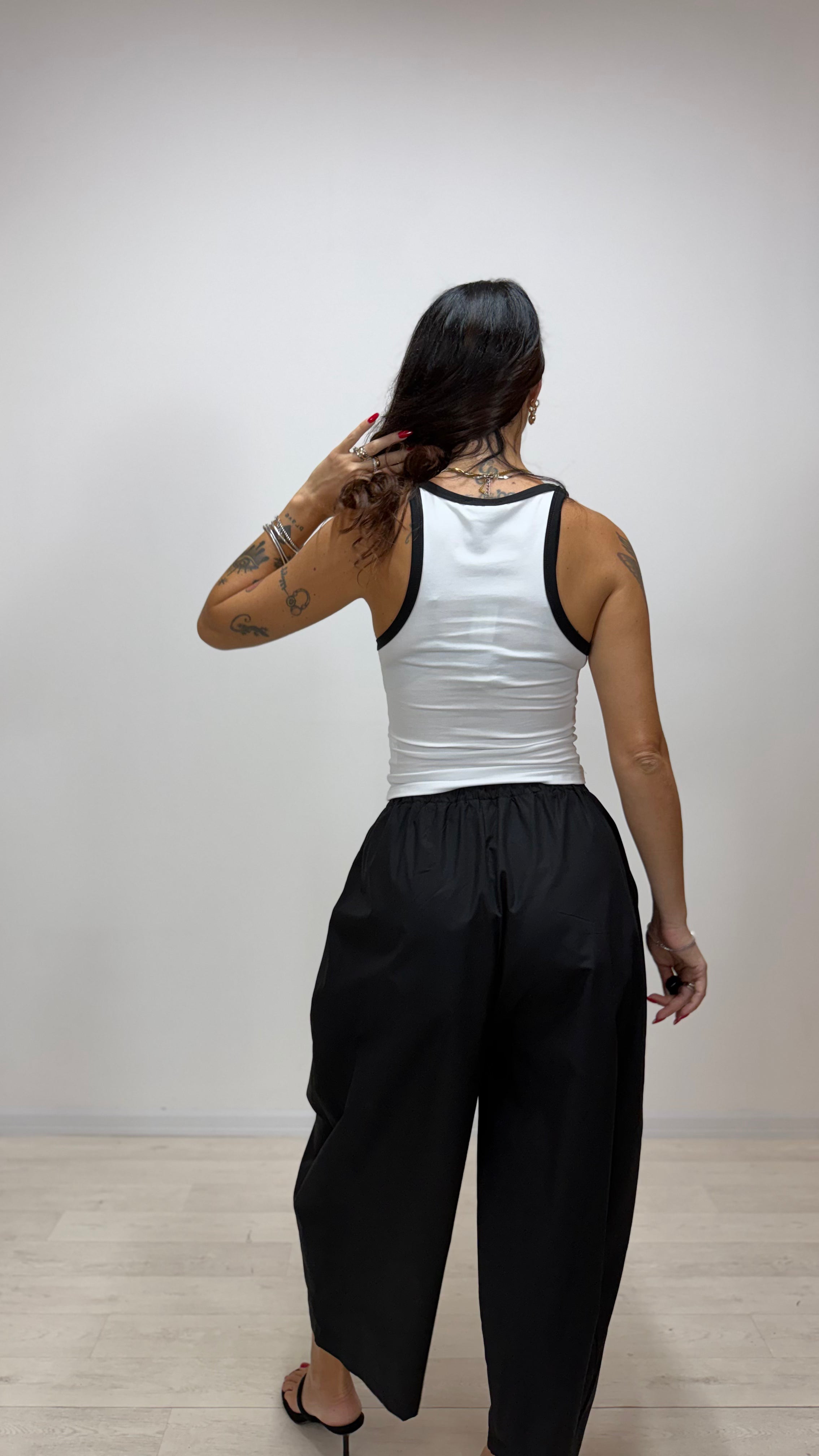 Pantalone Eluana JUST WEST Nero