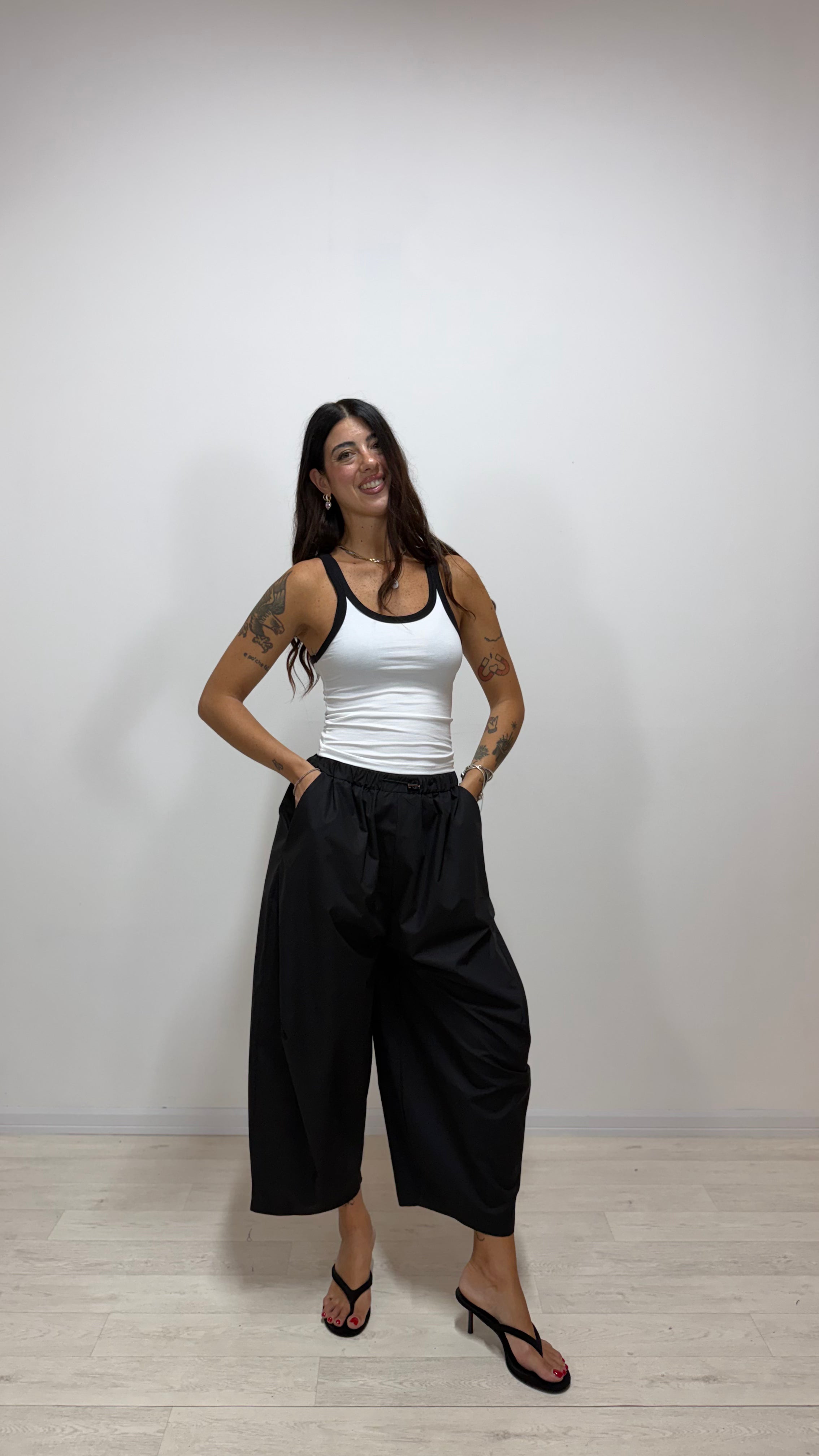 Pantalone Eluana JUST WEST Nero