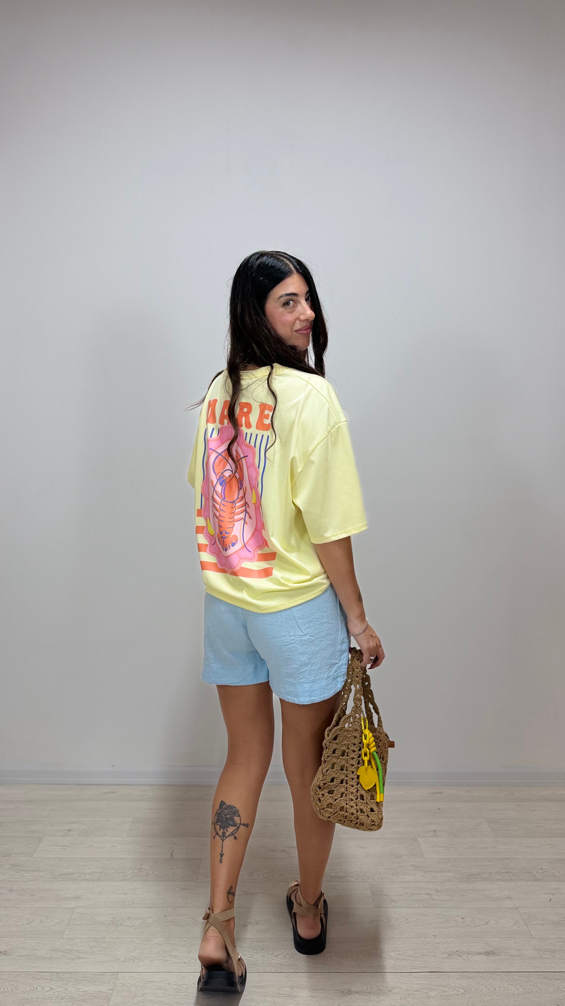 T-Shirt Mare Gialla