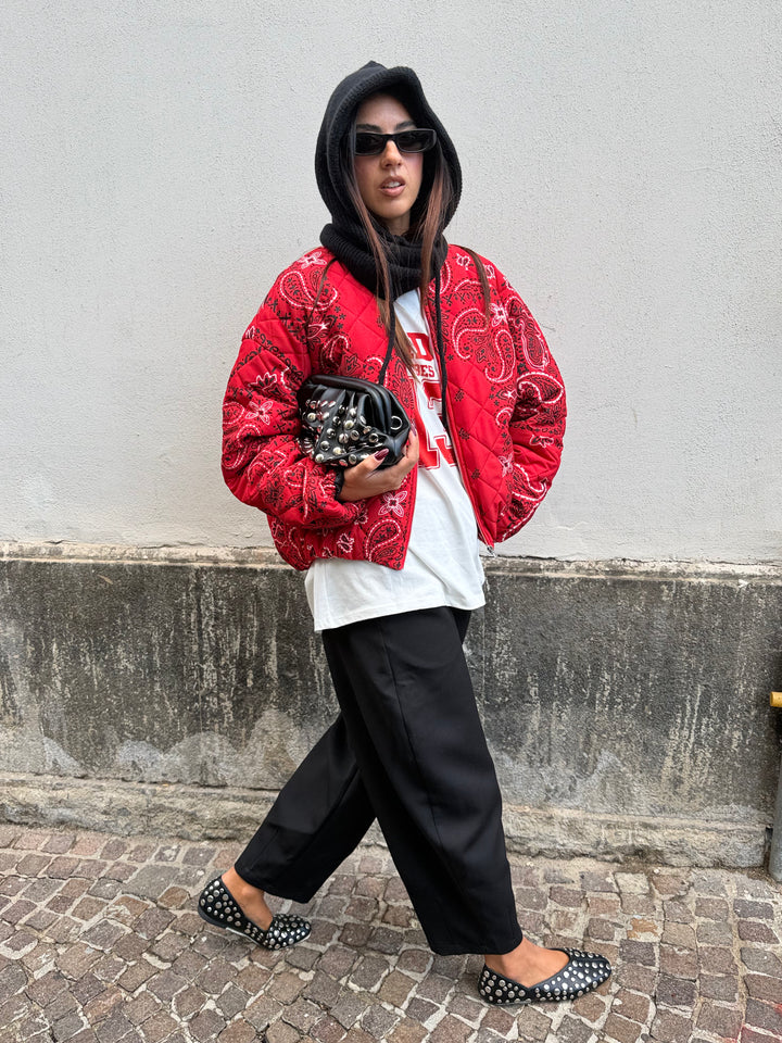 Bomber Bandana LUMINA Rosso