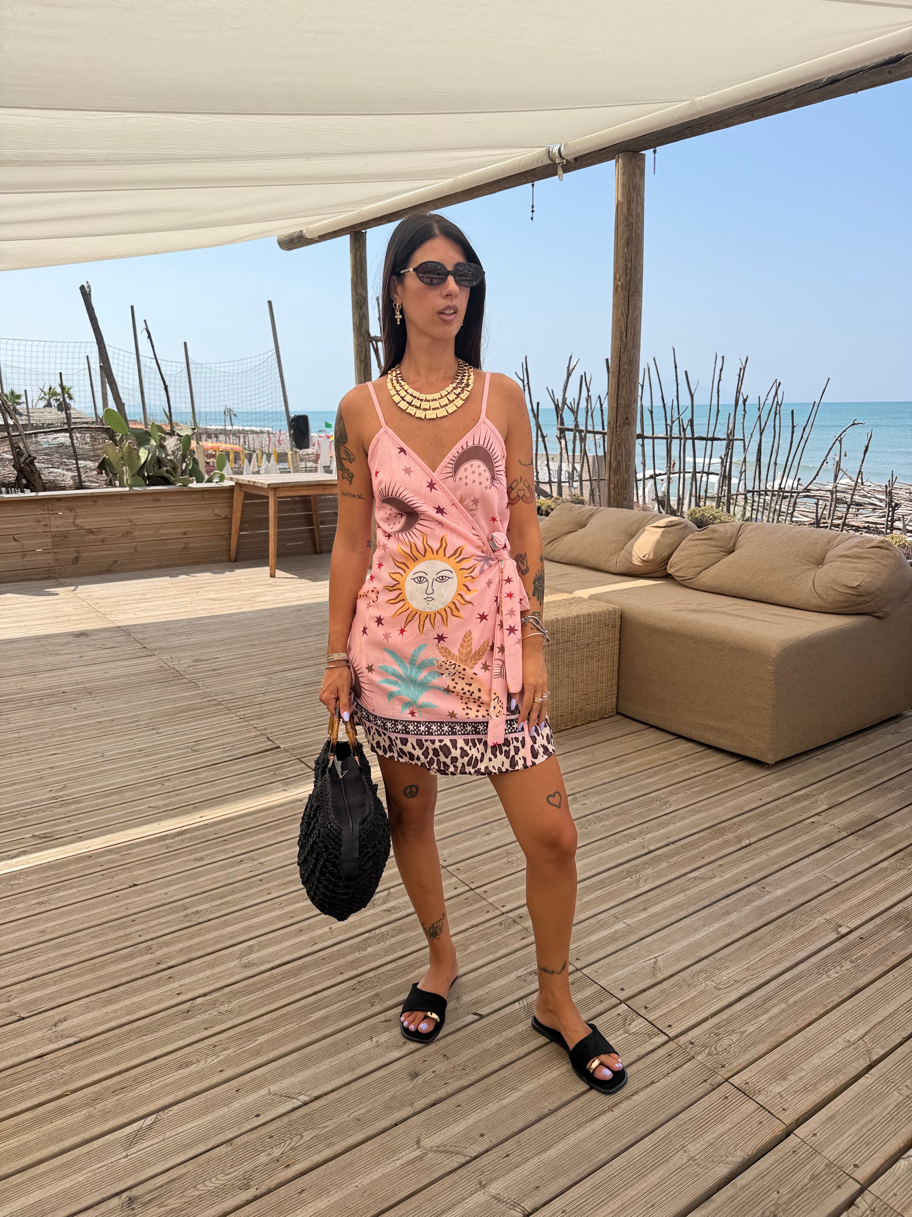 Abito Leopard Pink