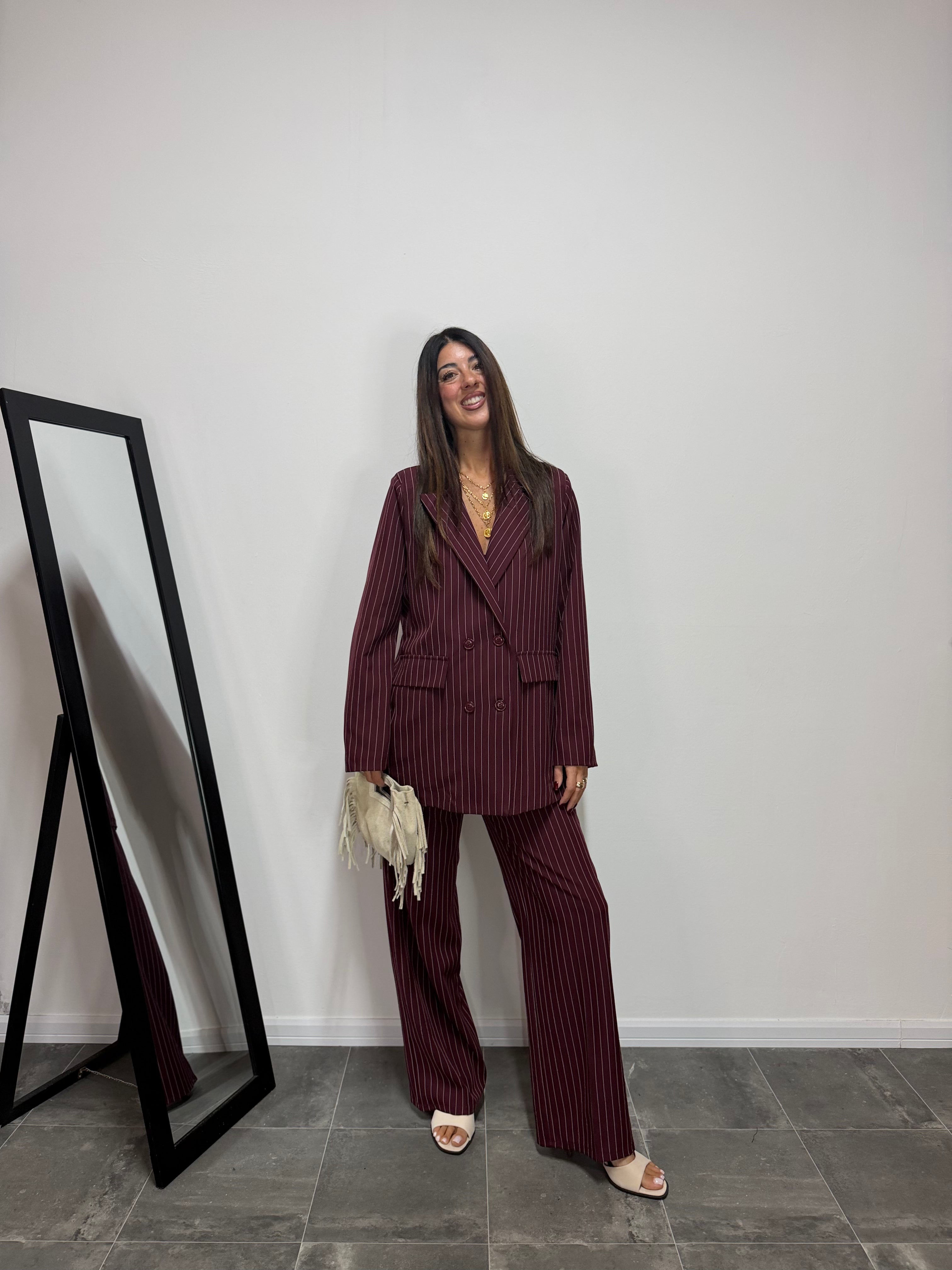 Tailleur Manhattan Bordeaux