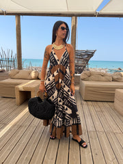 Abito African Tribal Black