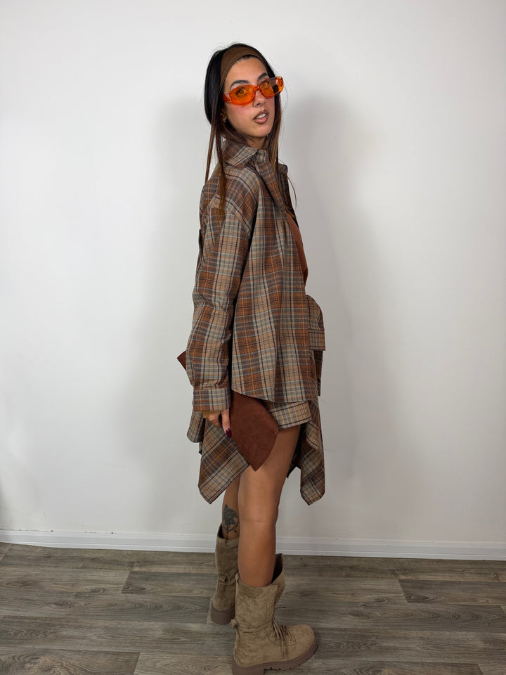 Camicia Wester Brown
