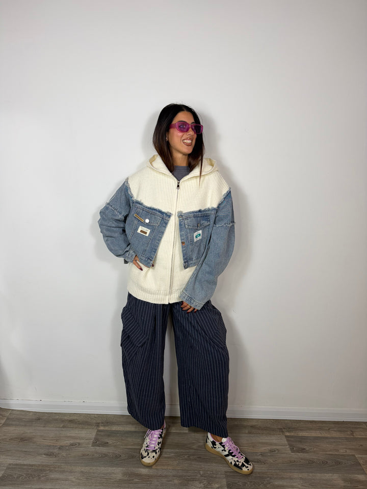 Cardigan Style&amp;Urban Bianco