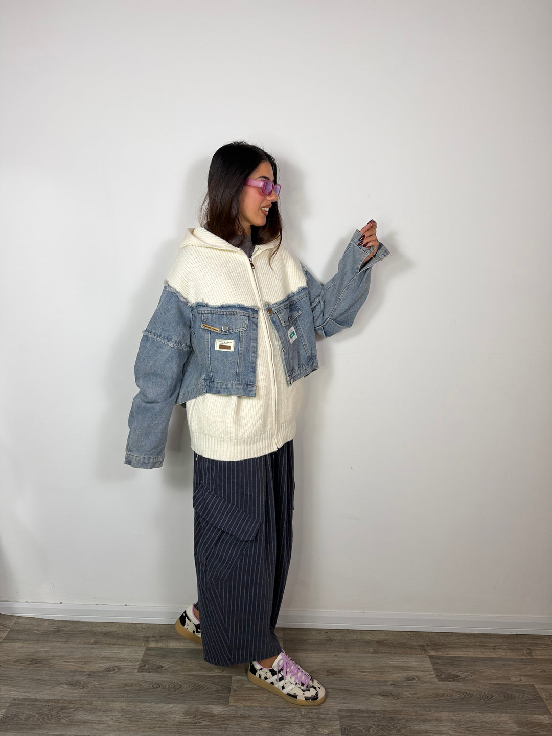 Cardigan Style&amp;Urban Bianco