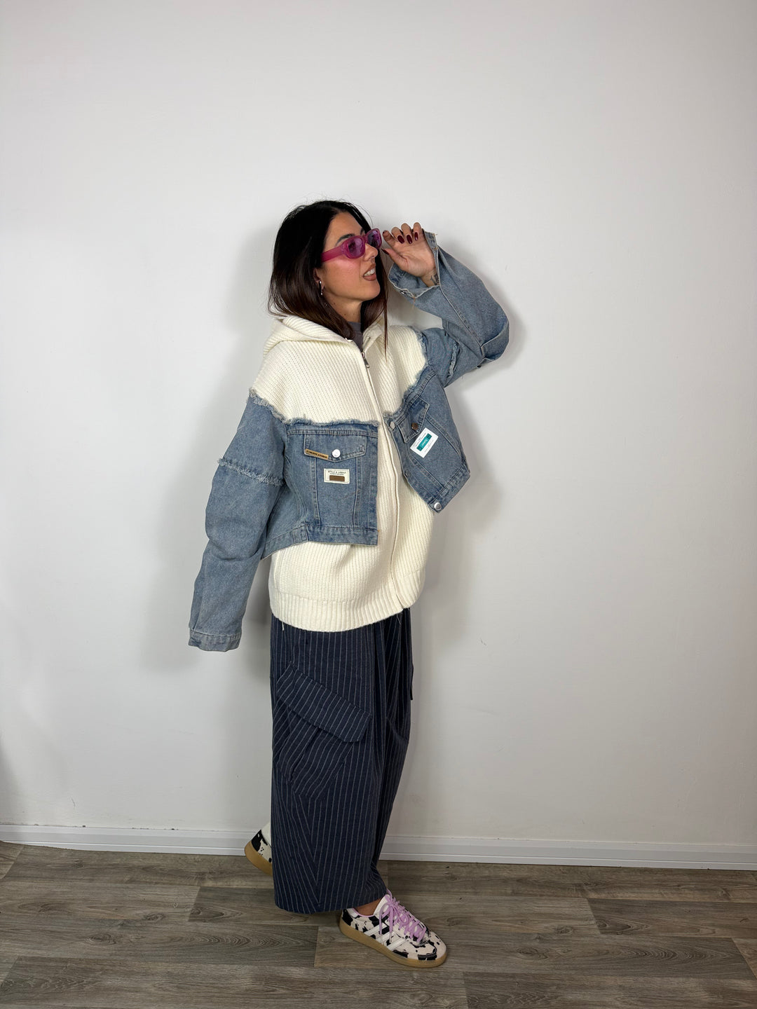 Cardigan Style&amp;Urban Bianco