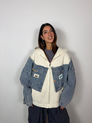 Cardigan Style&Urban Bianco