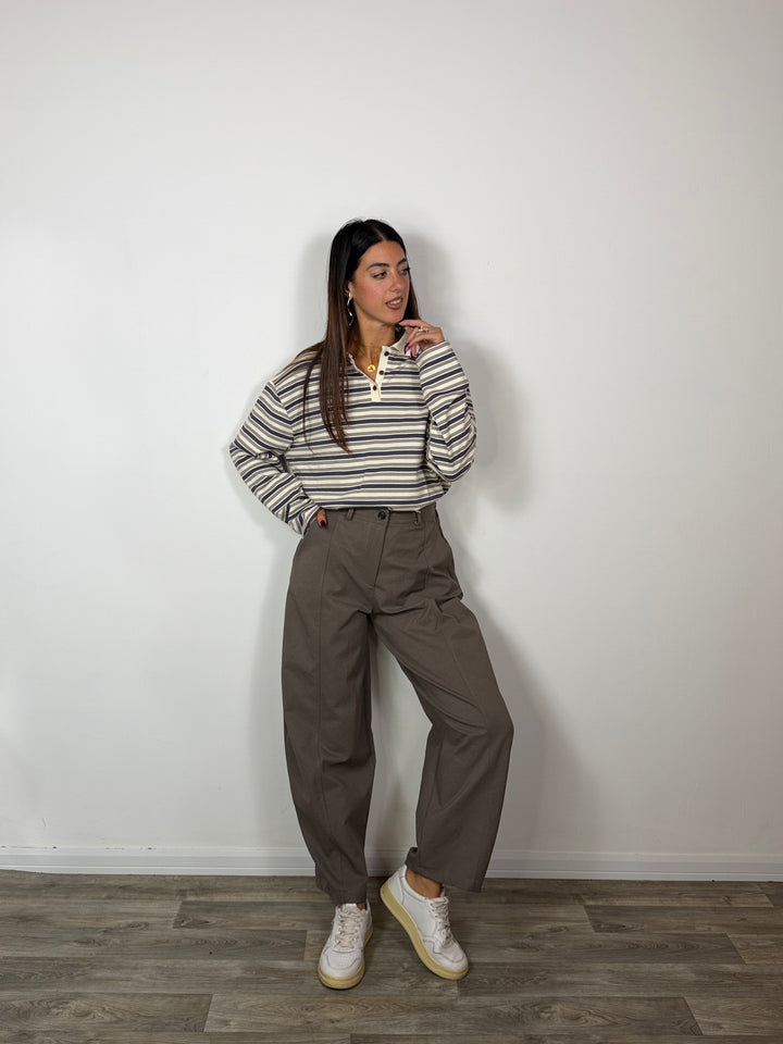 Pantalone Casual Fango