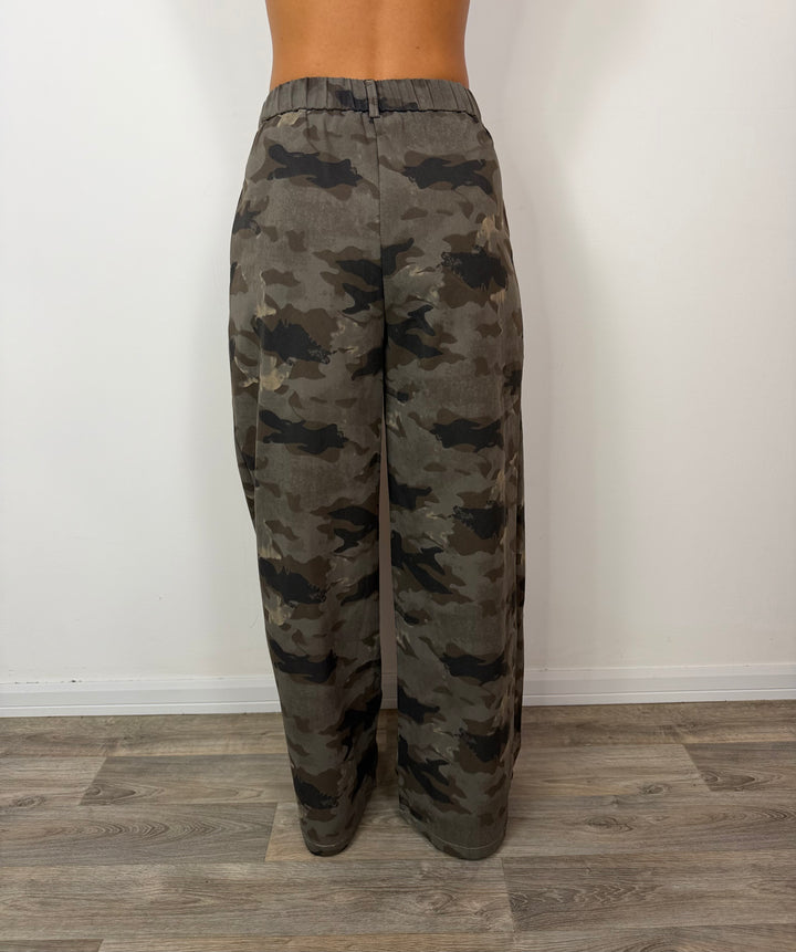 Pantalone Camouflage Black