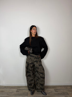 Pantalone Camouflage Black