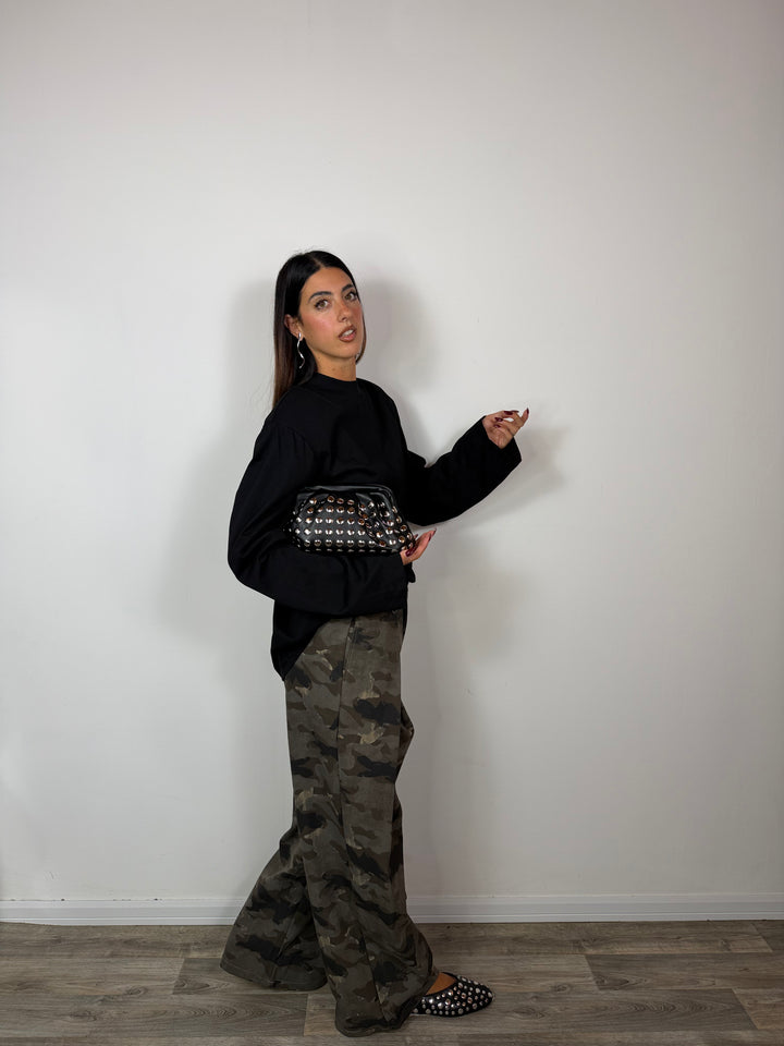 Pantalone Camouflage Black