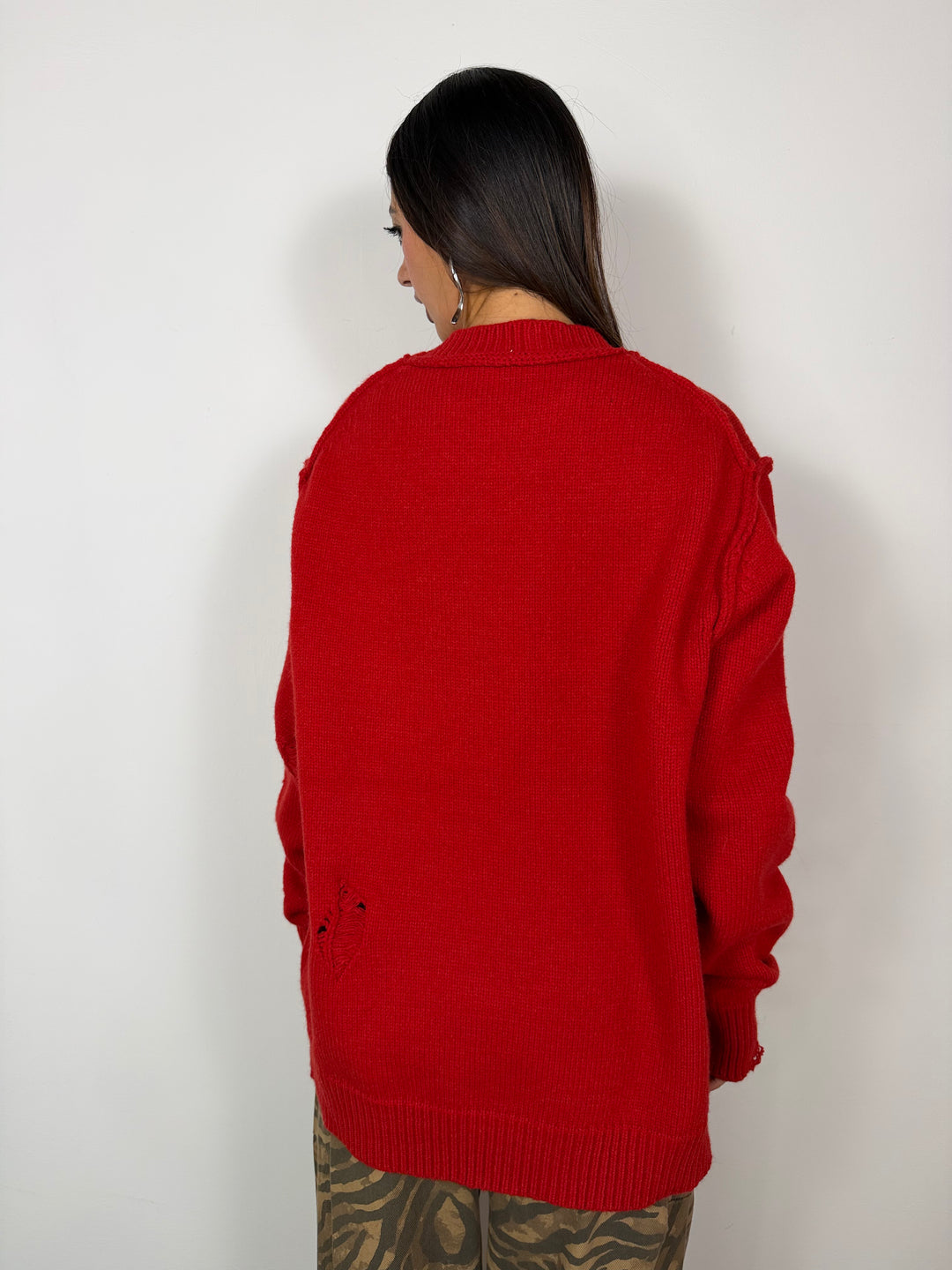 Pull Brand Design Rosso