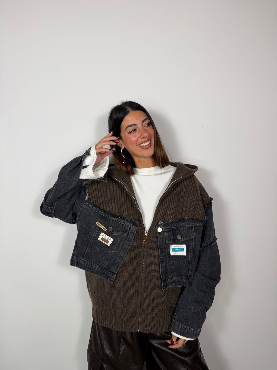 Cardigan Style&amp;Urban Marrone