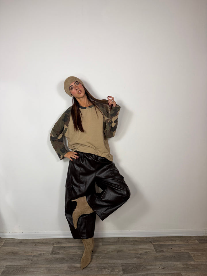 Pantalone Norah Marrone