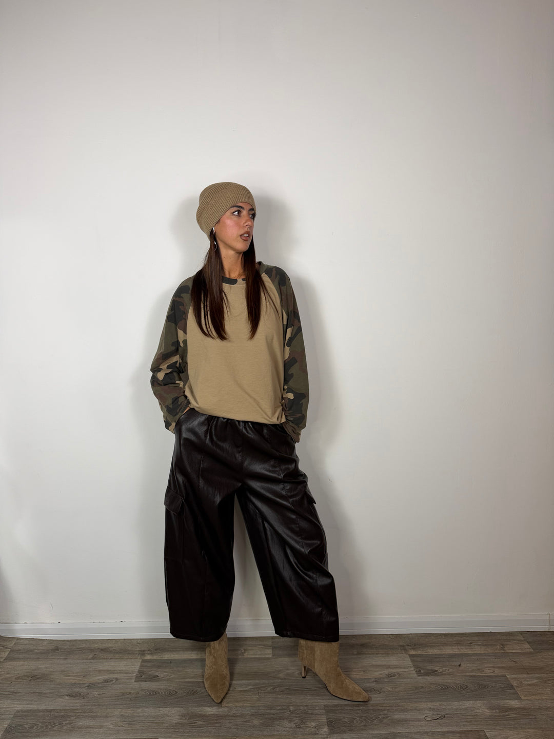 Pantalone Norah Marrone
