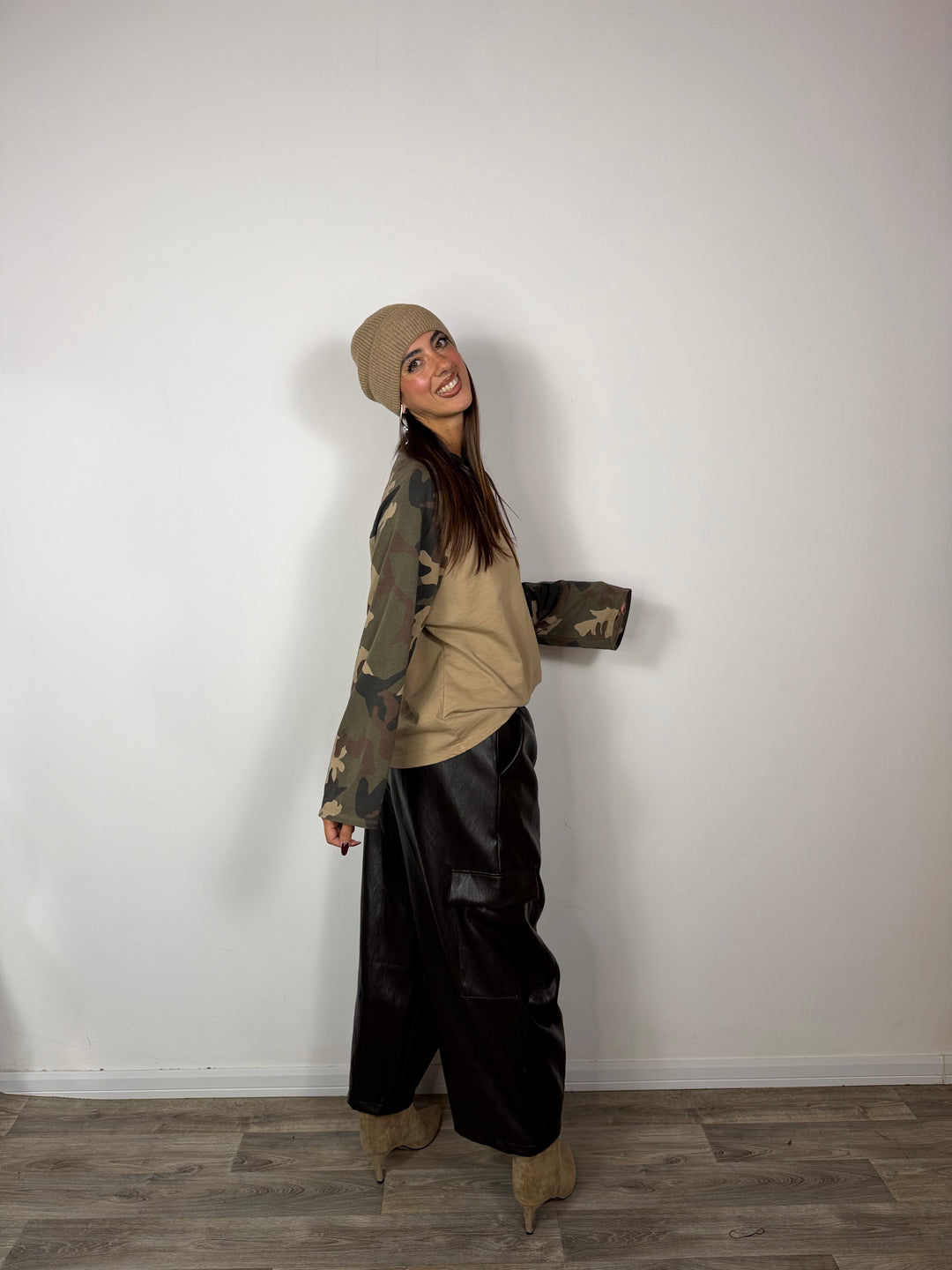 Pantalone Norah Marrone