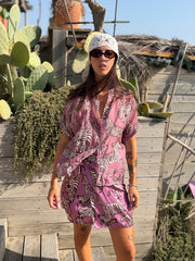 Camicia Zebre Lilla