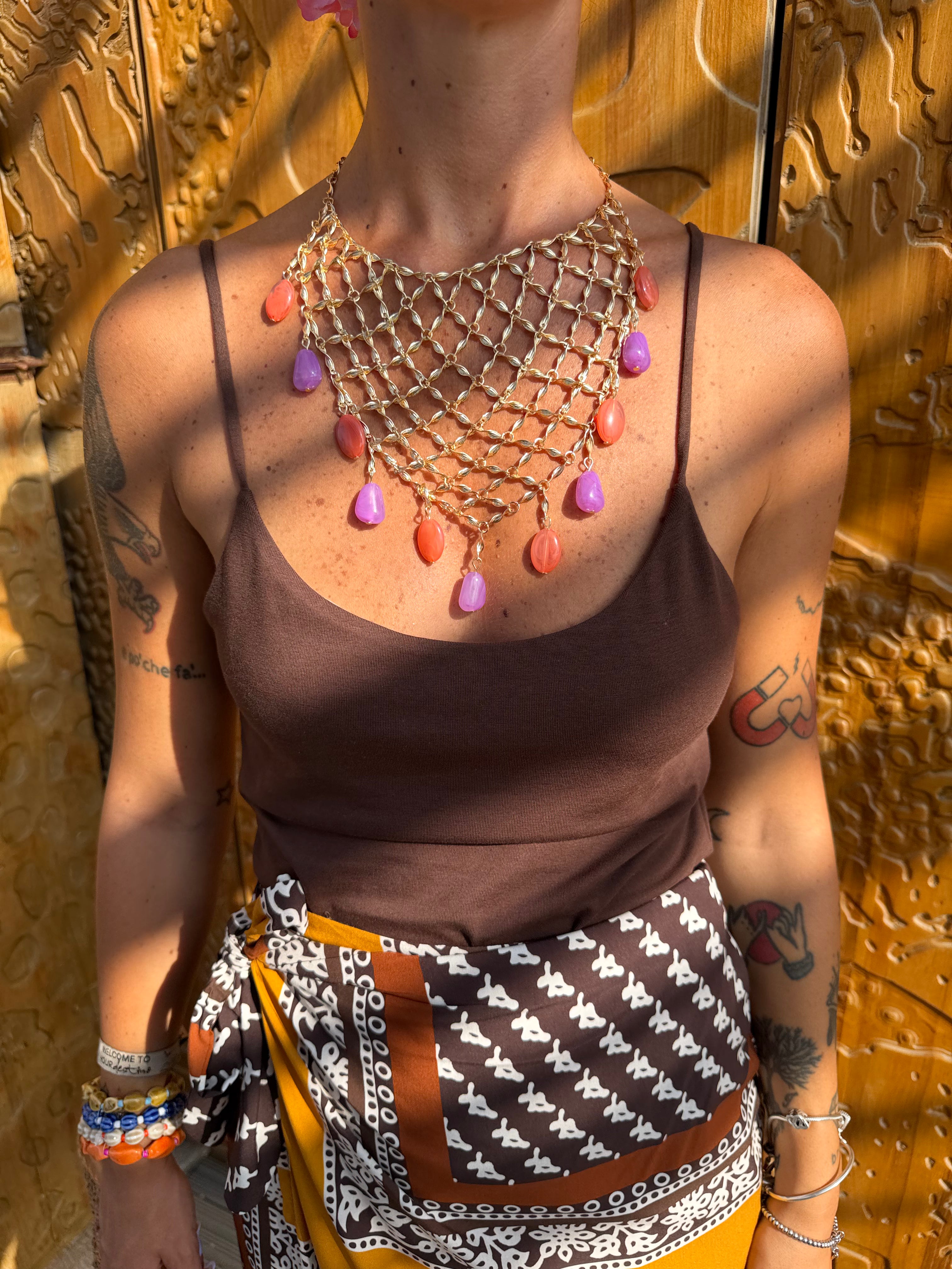 Canotta Slim LUMINA Marrone