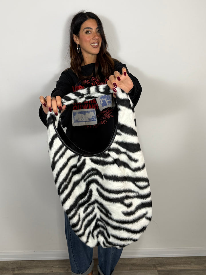 Maxi Borsa Zebra LUMINA