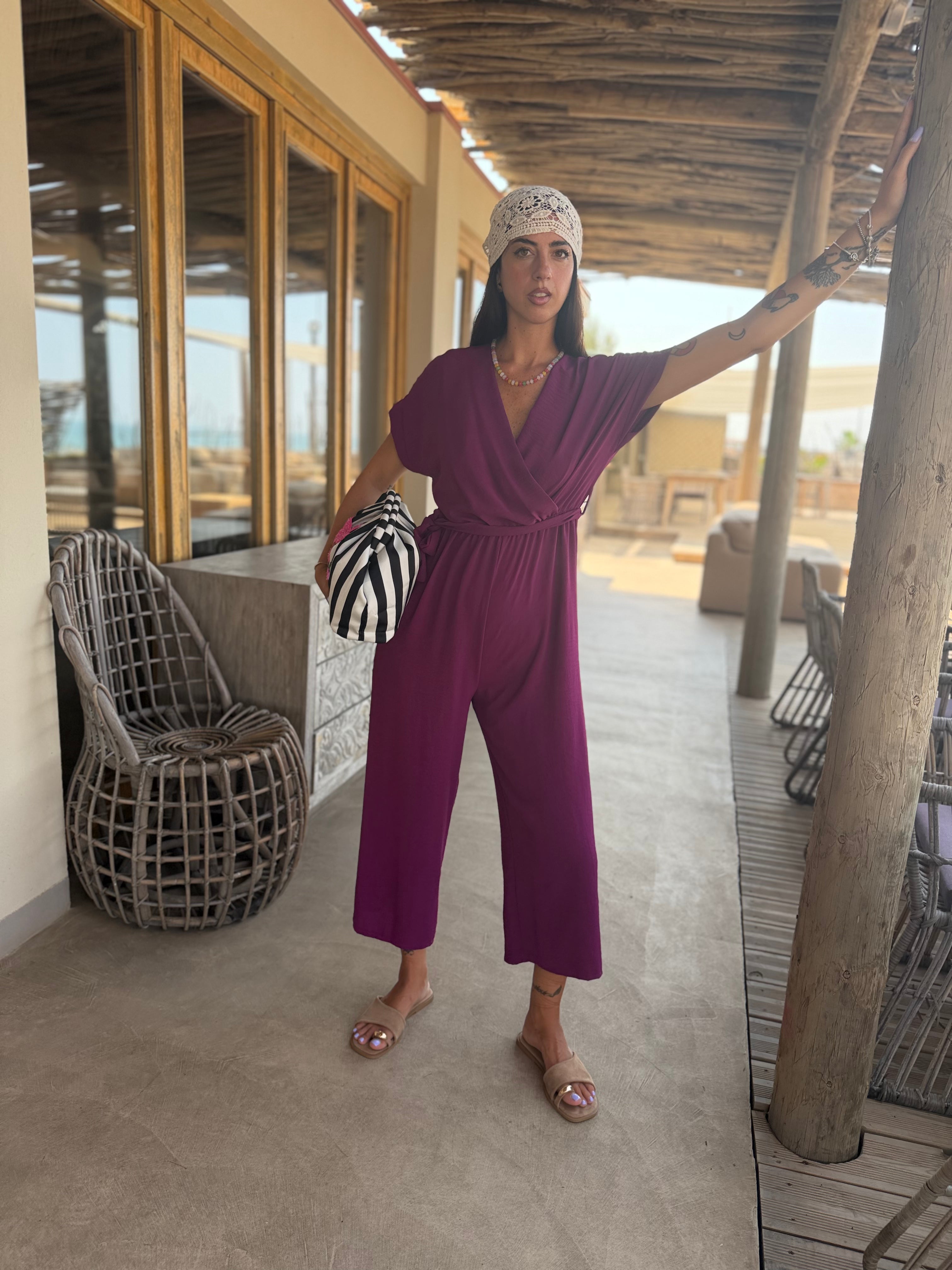 Jumpsuite Angel Magenta