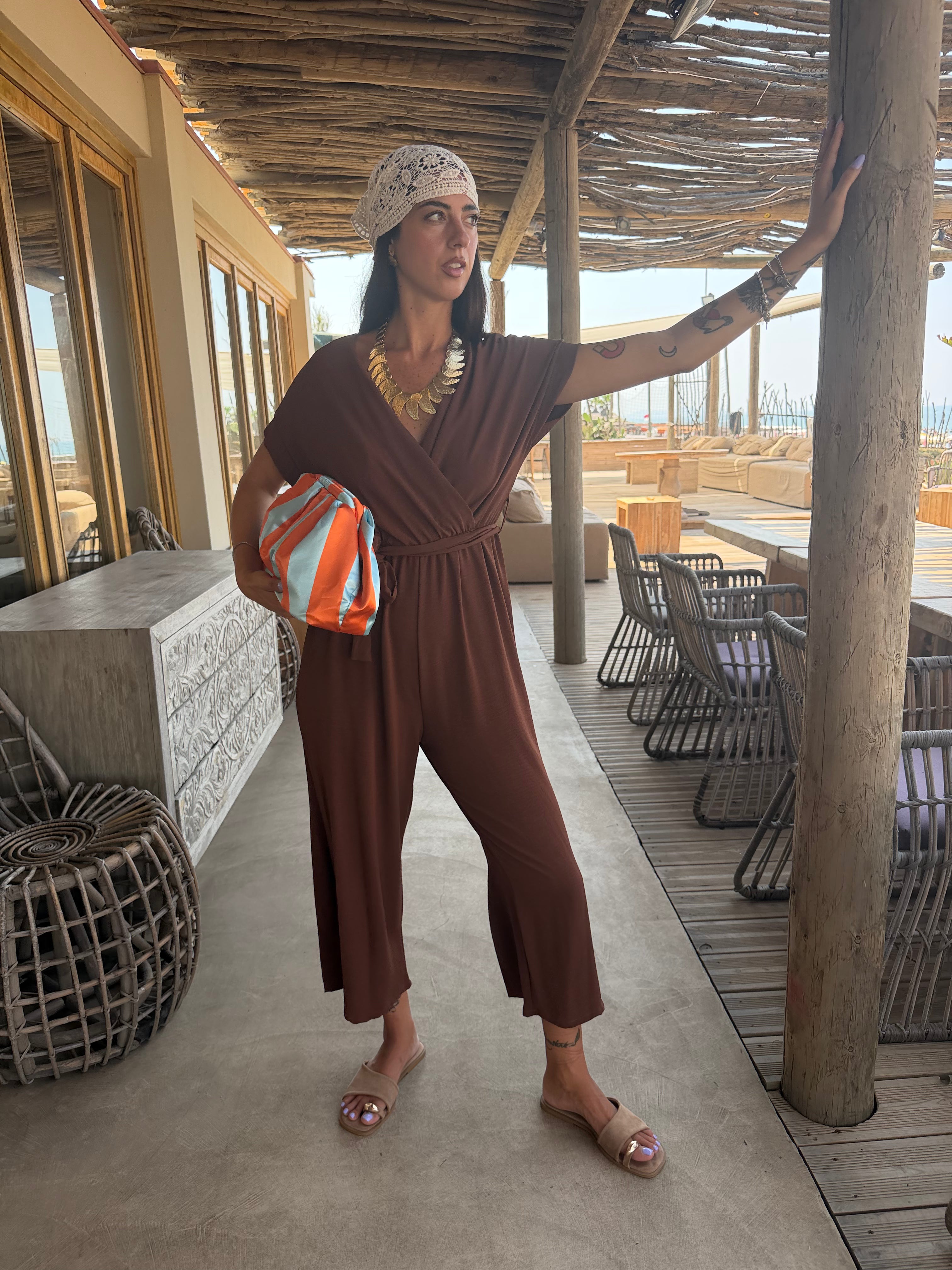Jumpsuite Angel Marrone