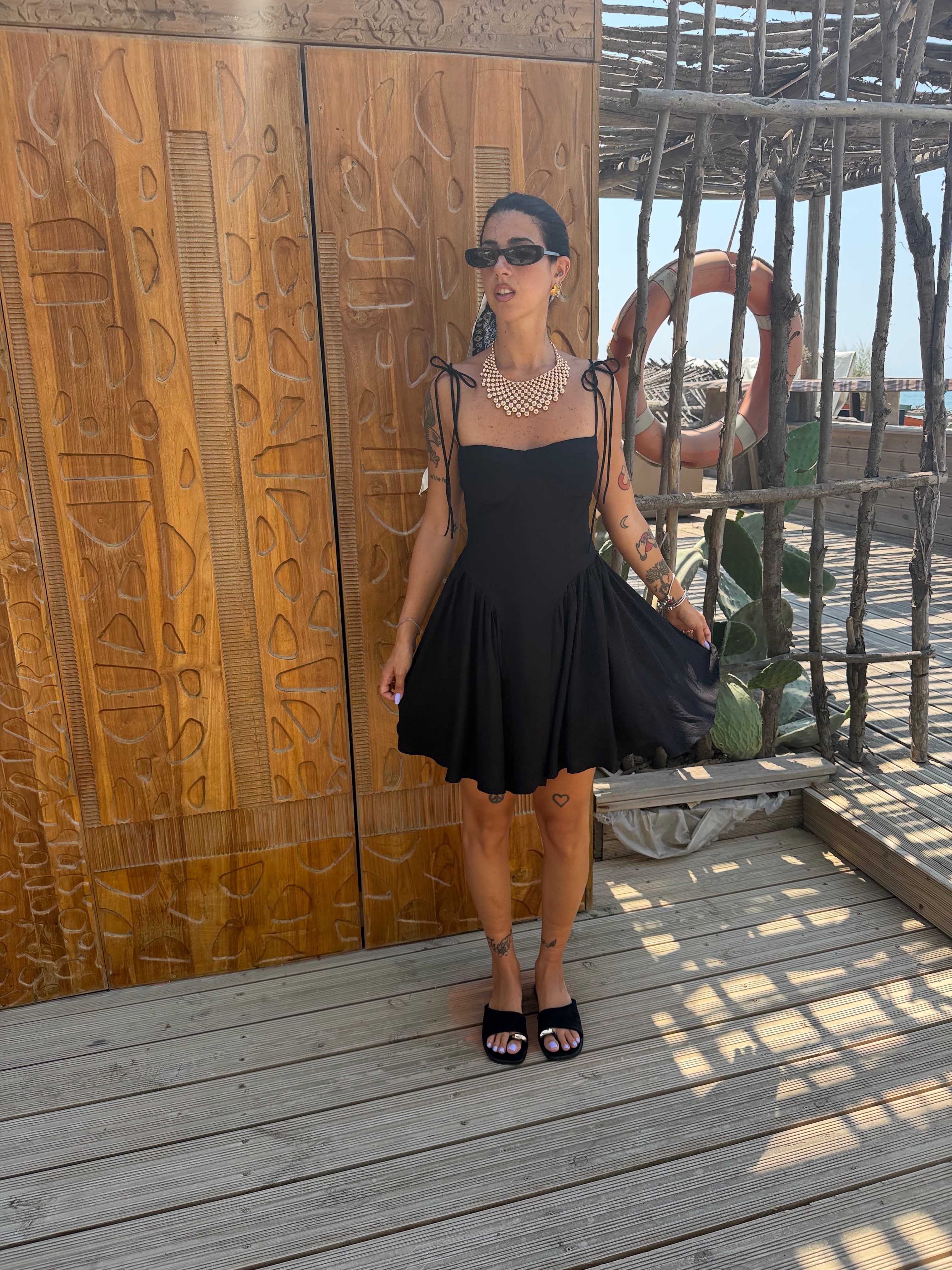 Abito Mini Clothing Nero