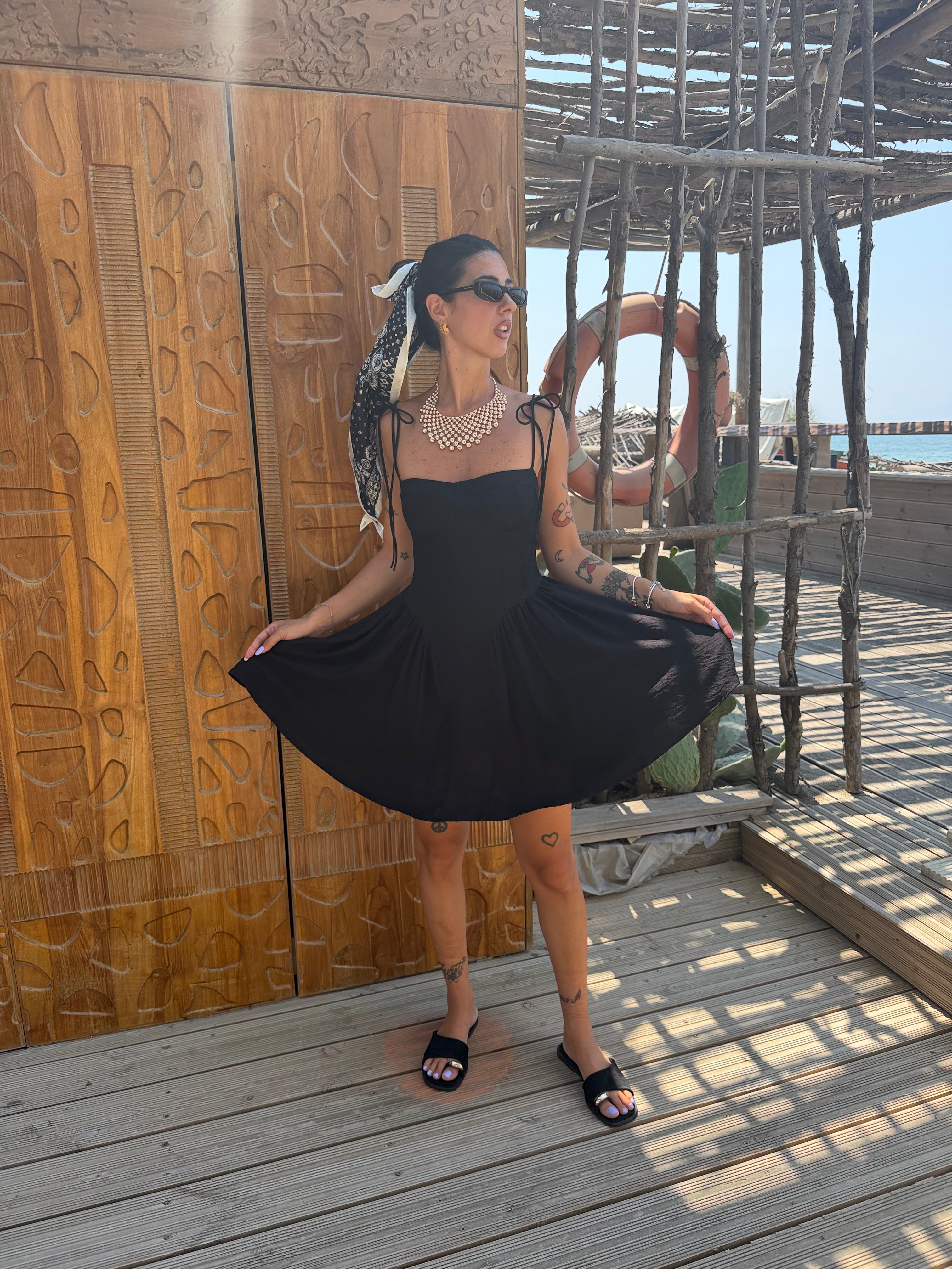 Abito Mini Clothing Nero