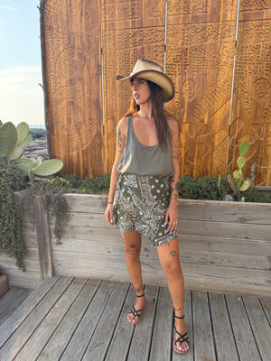 Canotta Style JUST WEST Militare