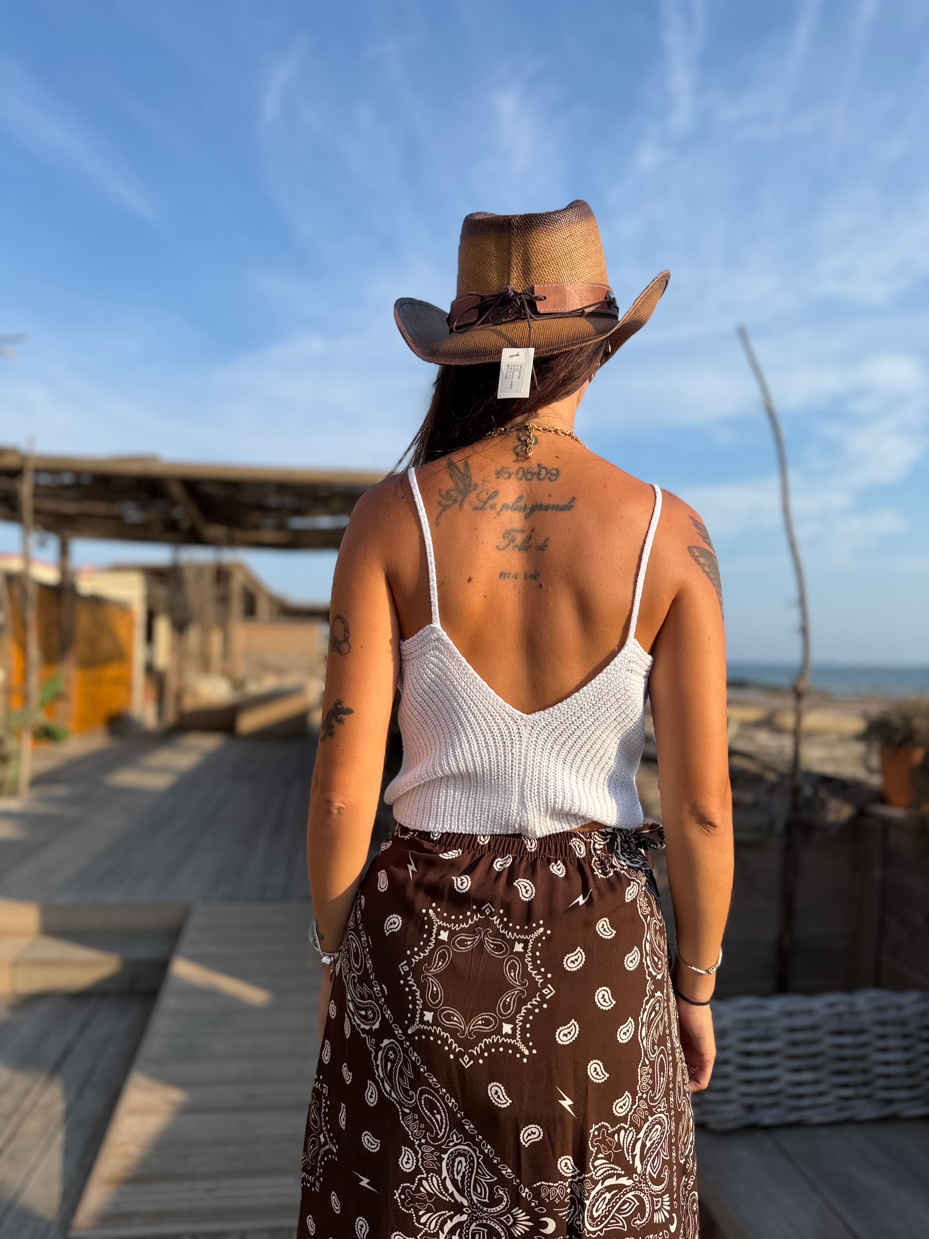 Longuette Bandana Brown