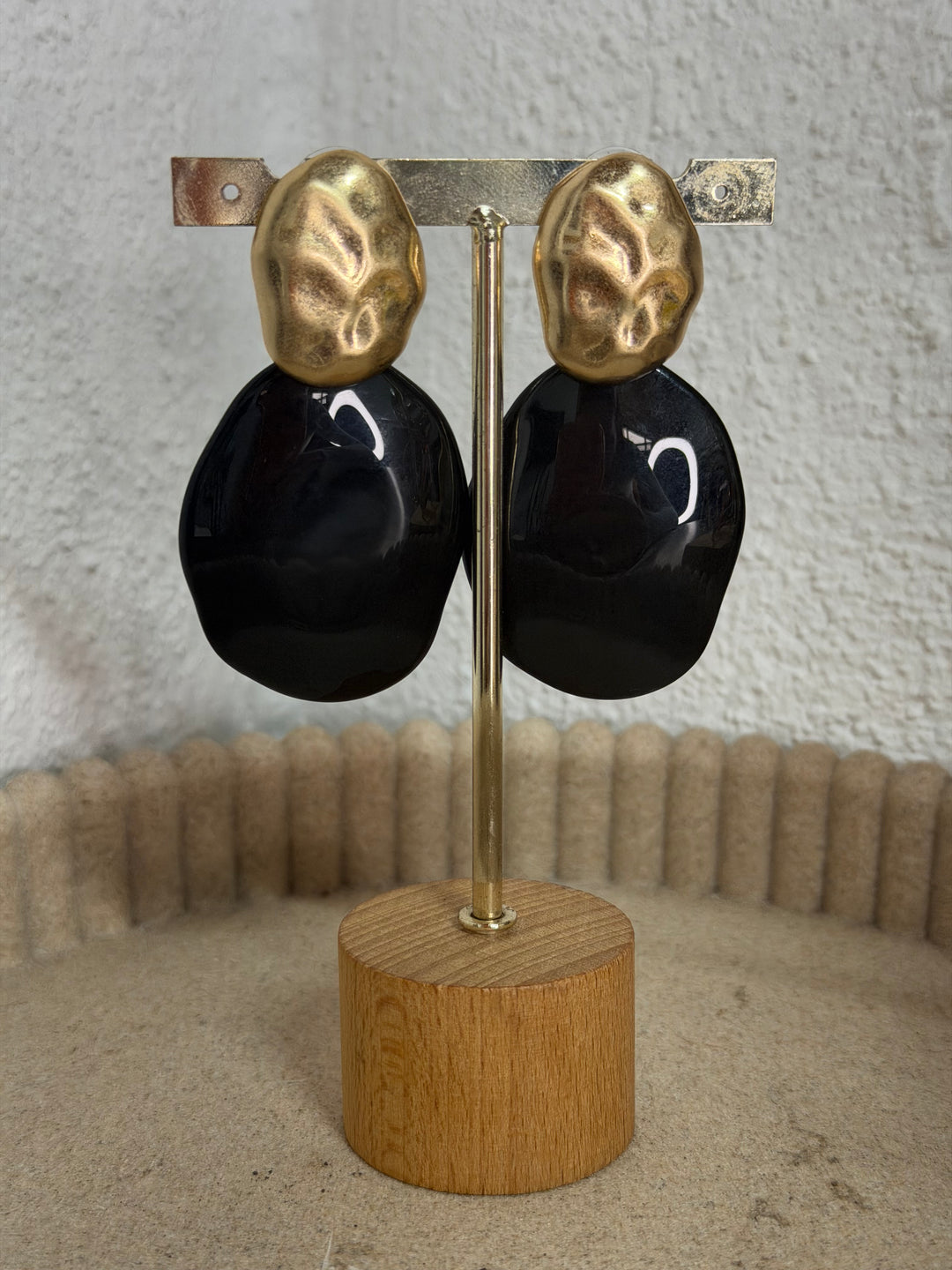 Orecchini Black Stone