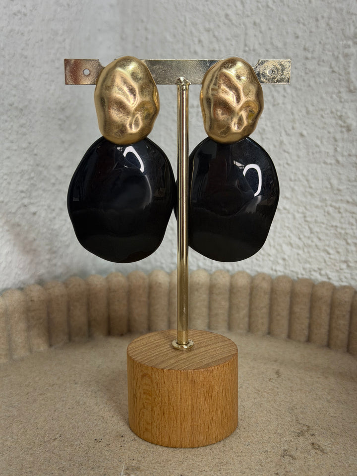 Orecchini Black Stone
