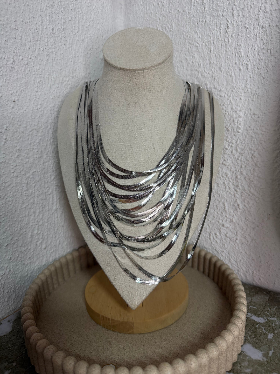 Collana Multifilo Silver