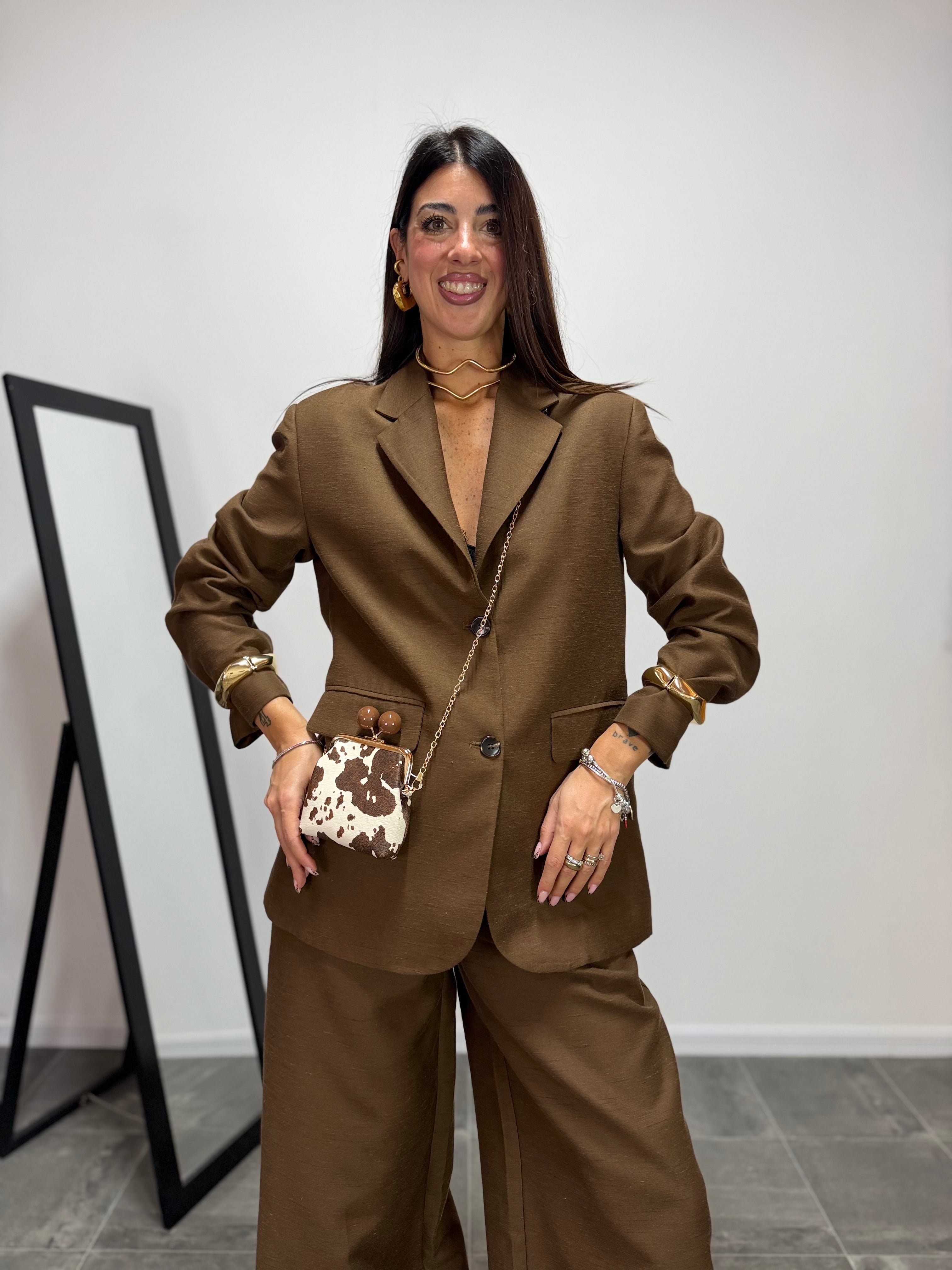 Blazer Queen LUMINA Marrone