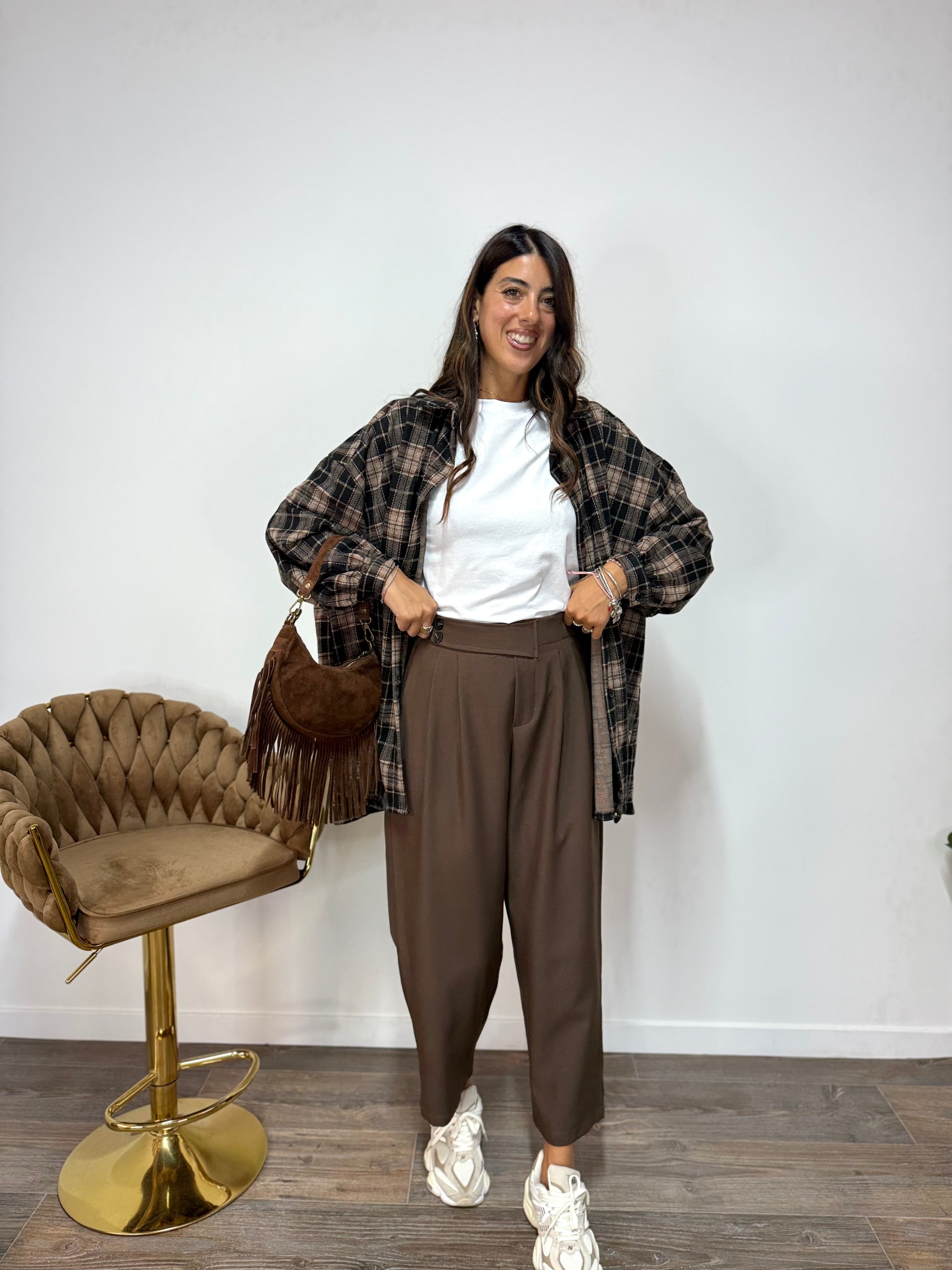 Pantalone Kyoto Marrone