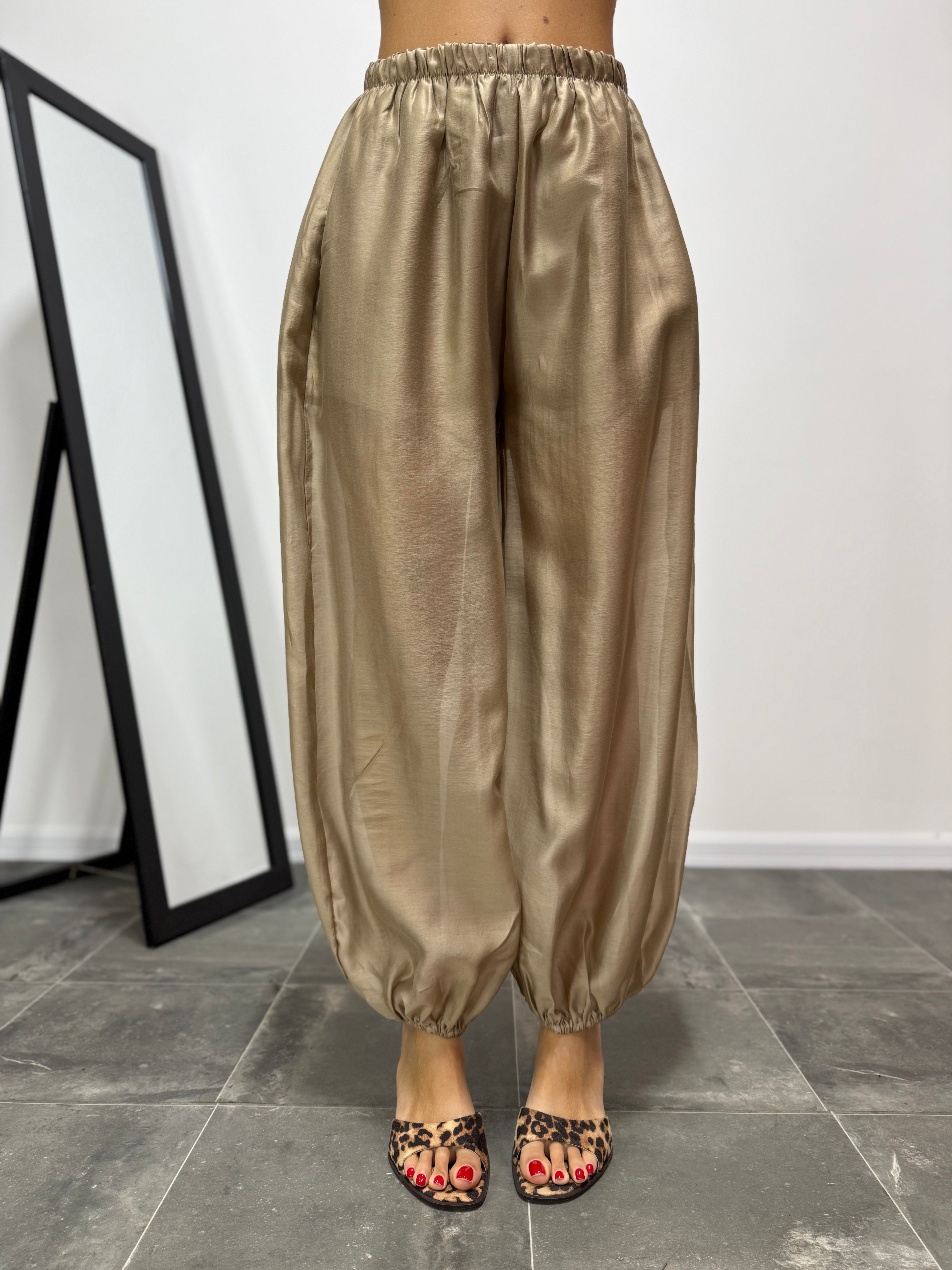 Pantalone Jasmin LUMINA Cammello