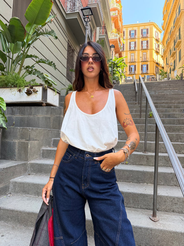 Canotta Style JUST WEST Bianca